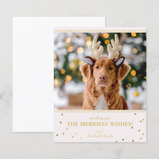 Budget kerstfoto (Voorkant / Achterkant)