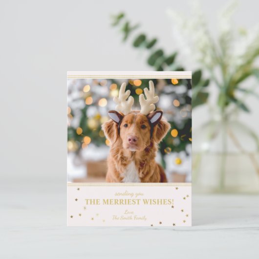 Budget kerstfoto (Staand voorkant)