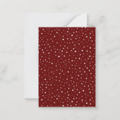 Budget kerstfoto-collage notitiekaartje (Achterkant)