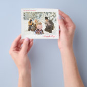 Budget Kerstfoto Modern Minimaal 2025 Kaart (Hand)