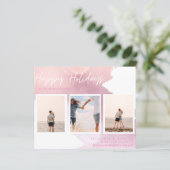 BUDGET KERSTFOTOKAARTEN - Foto Collage Stedelijk (Staand voorkant)