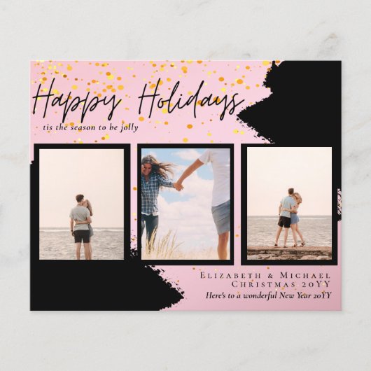 BUDGET KERSTFOTOKAARTEN - Fotocollage Stedelijk (Voorkant)