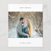 Budget kerstkaart flyer (Voorkant)