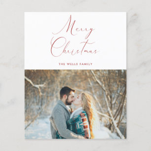 Budget kerstkaart flyer