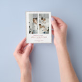 BUDGET Kerstkaart met een moderne uitstraling Flyer (Hand)