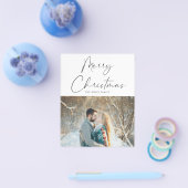 Budget Kerstkaart met foto Flyer (Enkel)