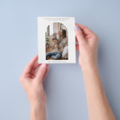 Budget Kerstkaart met kerstgroet Arch Flyer (Hand)