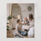 Budget Kerstkaart met kerstgroet Arch Flyer (Achterkant)