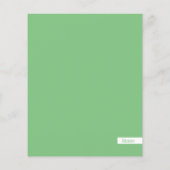 BUDGET kerstkonijnen met bomen in sneeuw (Achterkant)