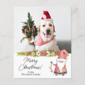 Budget Kerstman Kerst Foto (Voorkant)