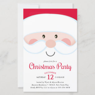 Budget Kerstman Kerstfeest Uitnodiging