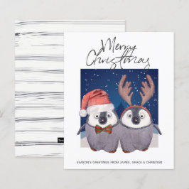BUDGET Kerstman Rendier Kerst Pinguïn Koppel