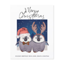 BUDGET Kerstman Rendier Kerst Pinguïn Koppel