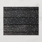 Budget Kerstmis 3 foto collage sneeuw vakantie Flyer (Achterkant)