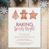 Budget Kerstmis Cookie Exchange Uitnodiging