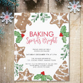 Budget Kerstmis Cookie Exchange Uitnodiging