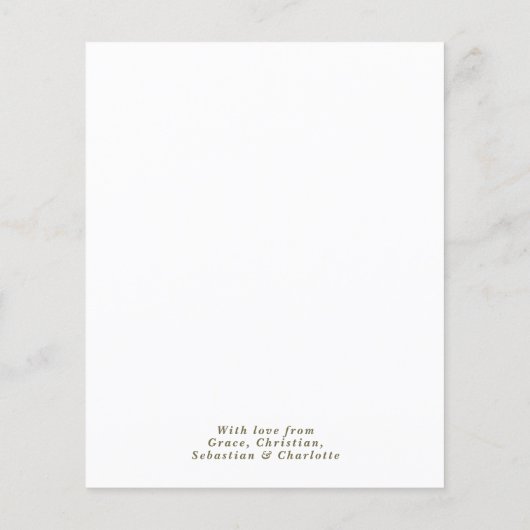 BUDGET kerstmis foto foto's (Achterkant)