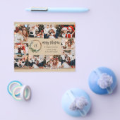 Budget kerstmis met Rustic 10 Multi Photo Flyer (Enkel)
