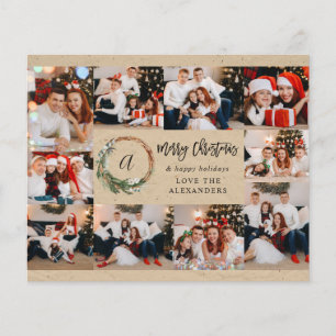 Budget kerstmis met Rustic 10 Multi Photo Flyer