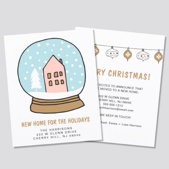 Budget Kerstmis nieuwe thuisfeestdag Kaart (Creator heeft geüpload)