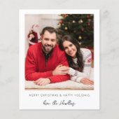 Budget Kerstmis of Vakantie Onmiddellijke Foto met Flyer (Voorkant)