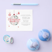 Budget Kerstmis Rood Groen Feest Flyer (Enkel)
