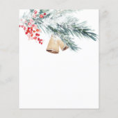 Budget Kerstmis Santa Baby shower Uitnodiging (Achterkant)