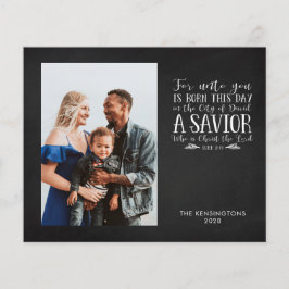 Budget Kerstmis Verse Typography Holiday Foto