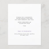 Budget kerstplezier aangepaste foto feestdag Kaart (Achterkant)