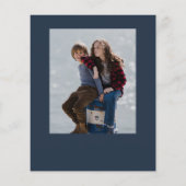 Budget kerstscript 3 Fotokerstkaart (Achterkant)