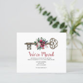 Budget kerstsleutel - Verbonden vakantiekaarten (Staand voorkant)