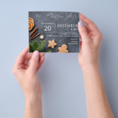 Budget Kerststol Koek & Sinaasappel Kerstfeest Flyer (Hand)