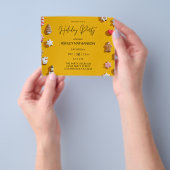 Budget Kerststol Koekje Kerstfeest Flyer (Hand)
