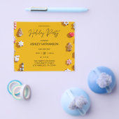 Budget Kerststol Koekje Kerstfeest Flyer (Enkel)
