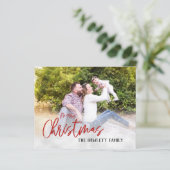 Budget Kerstvakantie fotosjabloon (Staand voorkant)