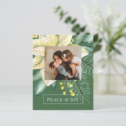 BUDGET kerstwinter, bloem vrede en foto's met vreu (Staand voorkant)