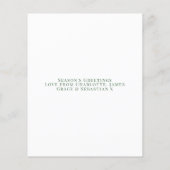 BUDGET kerstwinter, bloem vrede en foto's met vreu (Achterkant)