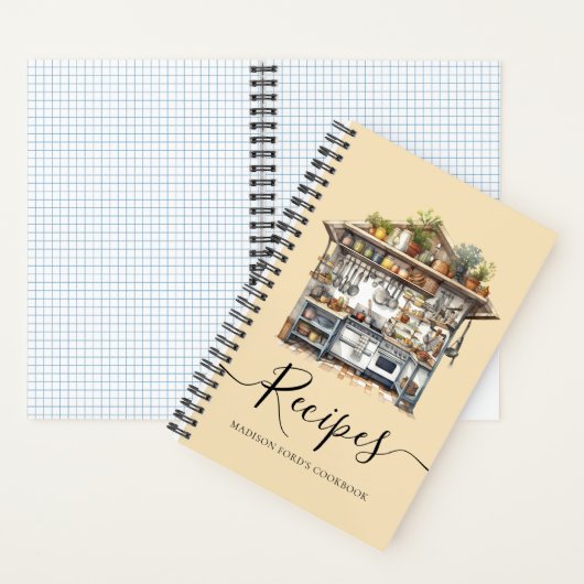 Budget Keukengereedschap Voedsel Pantry Supplies R Notitieboek (Binnen)