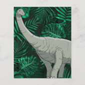 Budget Kinder Dino Trex Dinosaur Birthday Uitnodig (Achterkant)