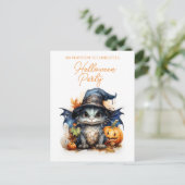 Budget Kinderen Waterverf Baby Dragon Halloween Briefkaart (Staand voorkant)