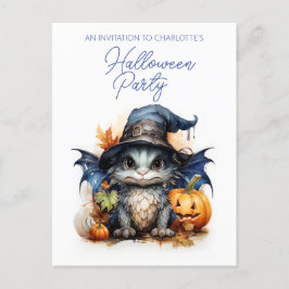 Budget Kinderen Waterverf Baby Dragon Halloween Briefkaart