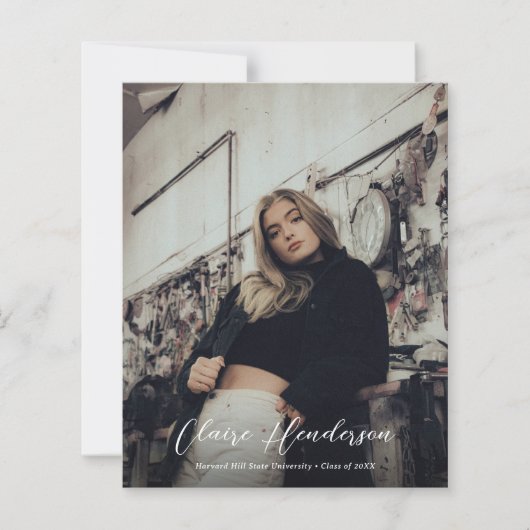 Budget Klasse Overlays Fotocollage Afstuderen (Voorkant)