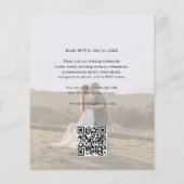 Budget Klassiek Monogram Script Harten Trouw Flyer (Achterkant)