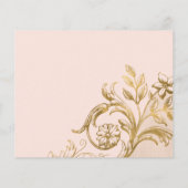 BUDGET Klassiek Roze Goud Foto Quinceañera (Achterkant)