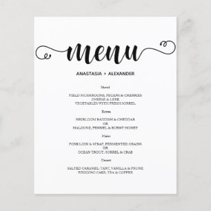 Budget Klassiek TROUW MENU. Folder