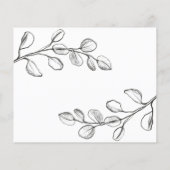 Budget Klassieke bruiloft/brochure Flyer (Achterkant)