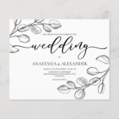 Budget Klassieke bruiloft/brochure Flyer (Voorkant)