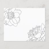 Budget/Klassieke/trouwuitnodiging. Flyer (Achterkant)