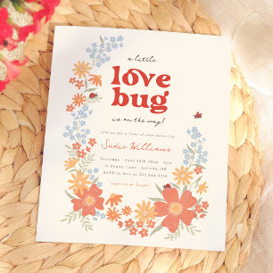 Budget Kleine Liefdeskever Meisje Retro Baby Showe