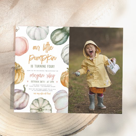 Budget Kleine Pompoen Boho Verjaardagsfeest Foto